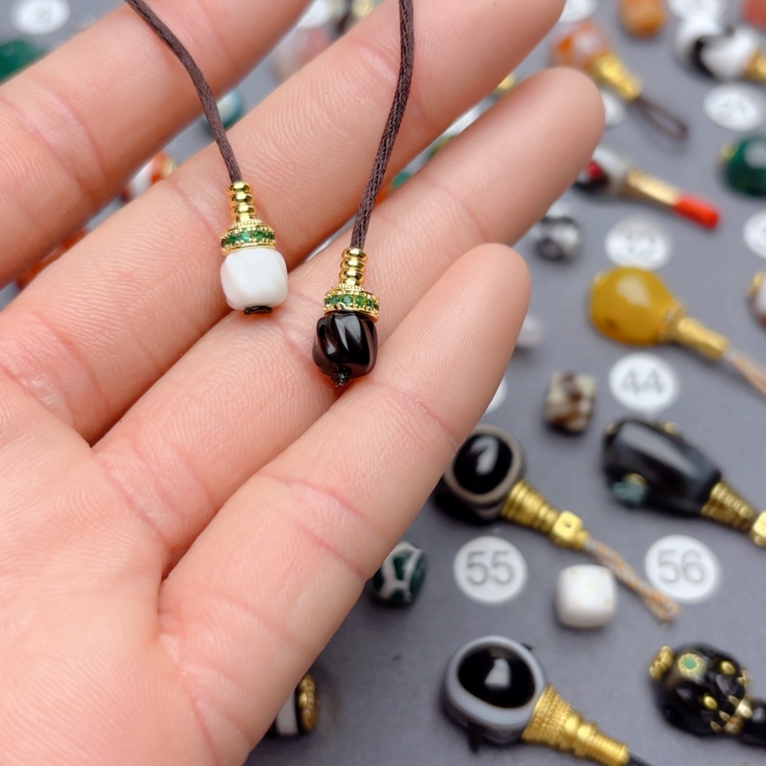 玛瑙/玉髓隔珠未镶嵌