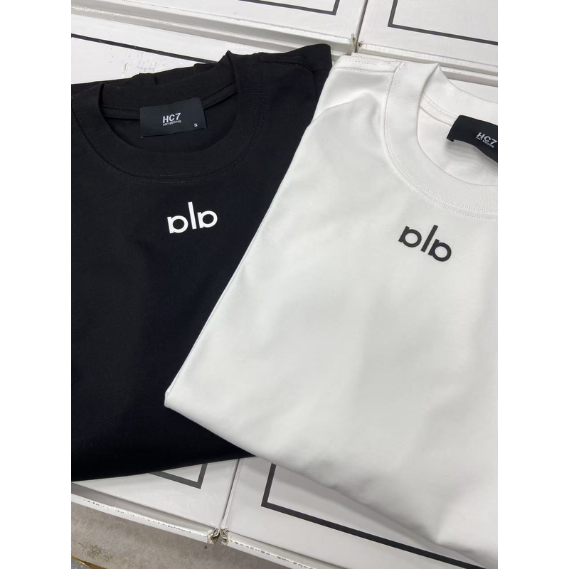 【19号链接】*极简小字母AL* 夏季重磅潮牌极简立体AL宽松T恤216