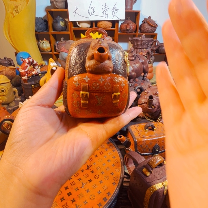 去***派拼配泥茶壶纯手工制作过程就是