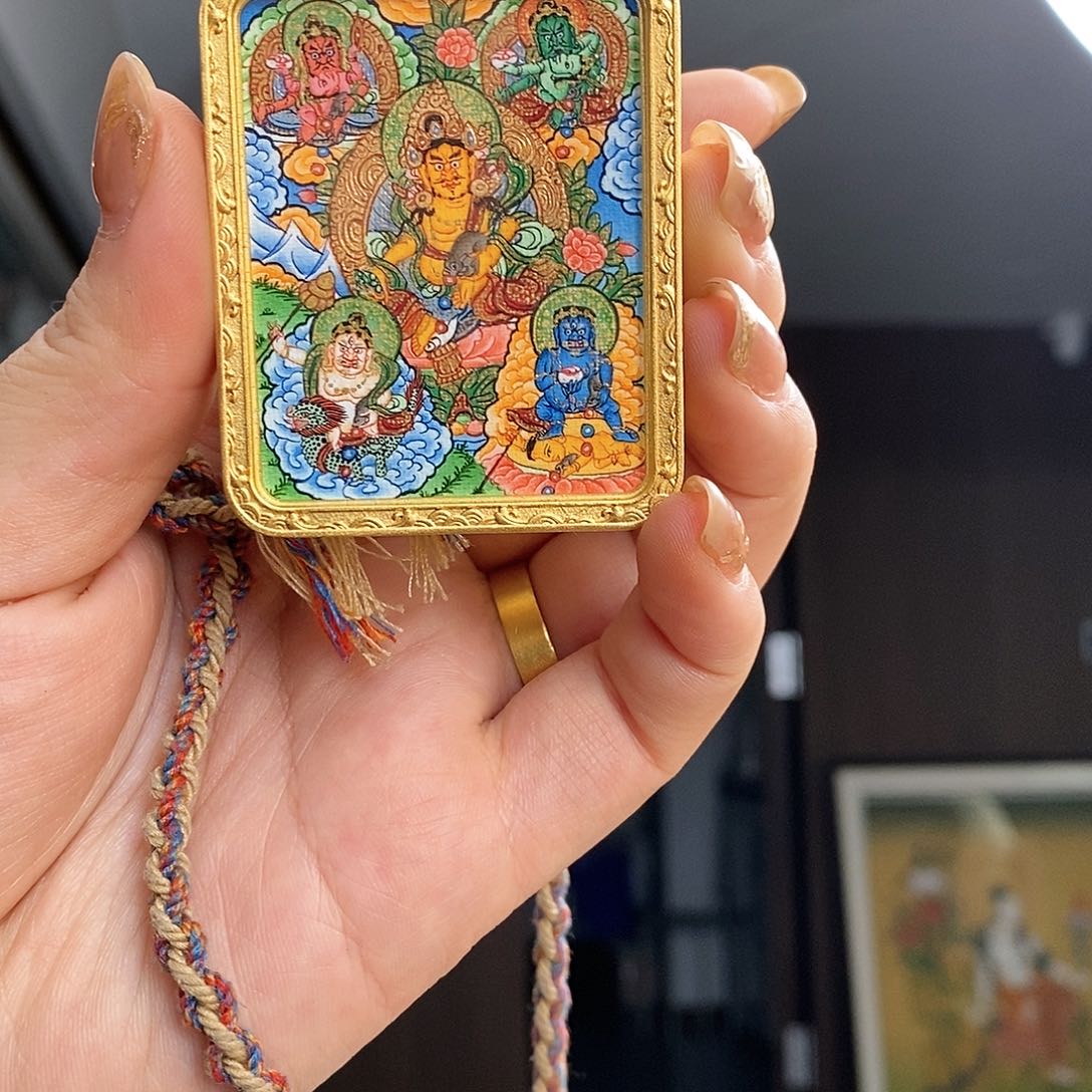 装裱画知*尼泊尔手绘唐卡画芯