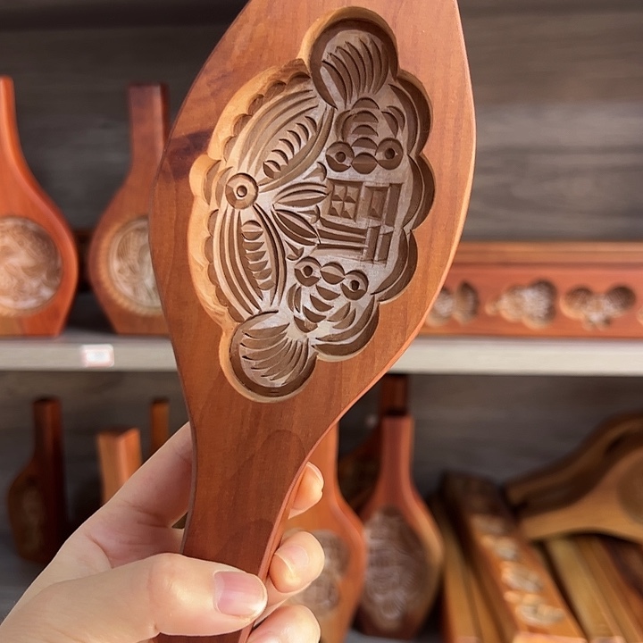 @***靖梨木红梨木莲蓬110g面食模具