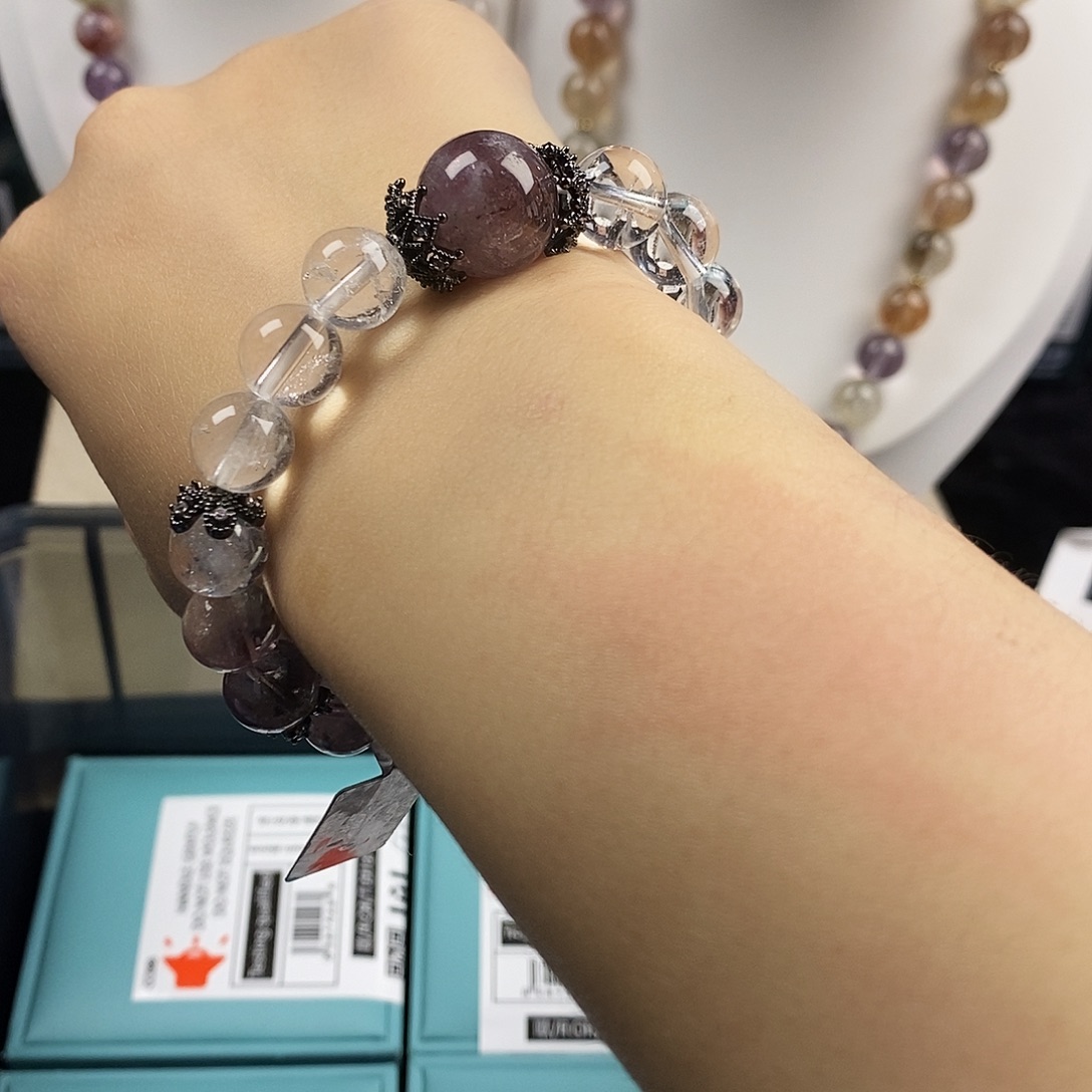 手链银S925镶嵌水晶