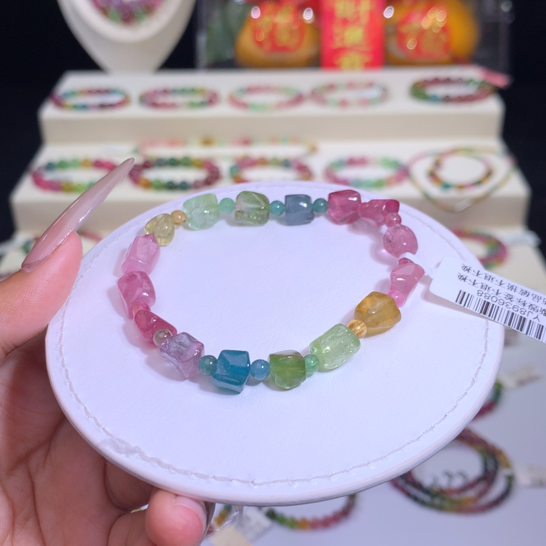 碧玺手链未镶嵌碧玺