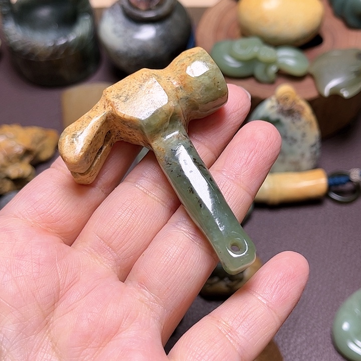 岫岩河磨玉（透闪石质玉）手绳未镶嵌