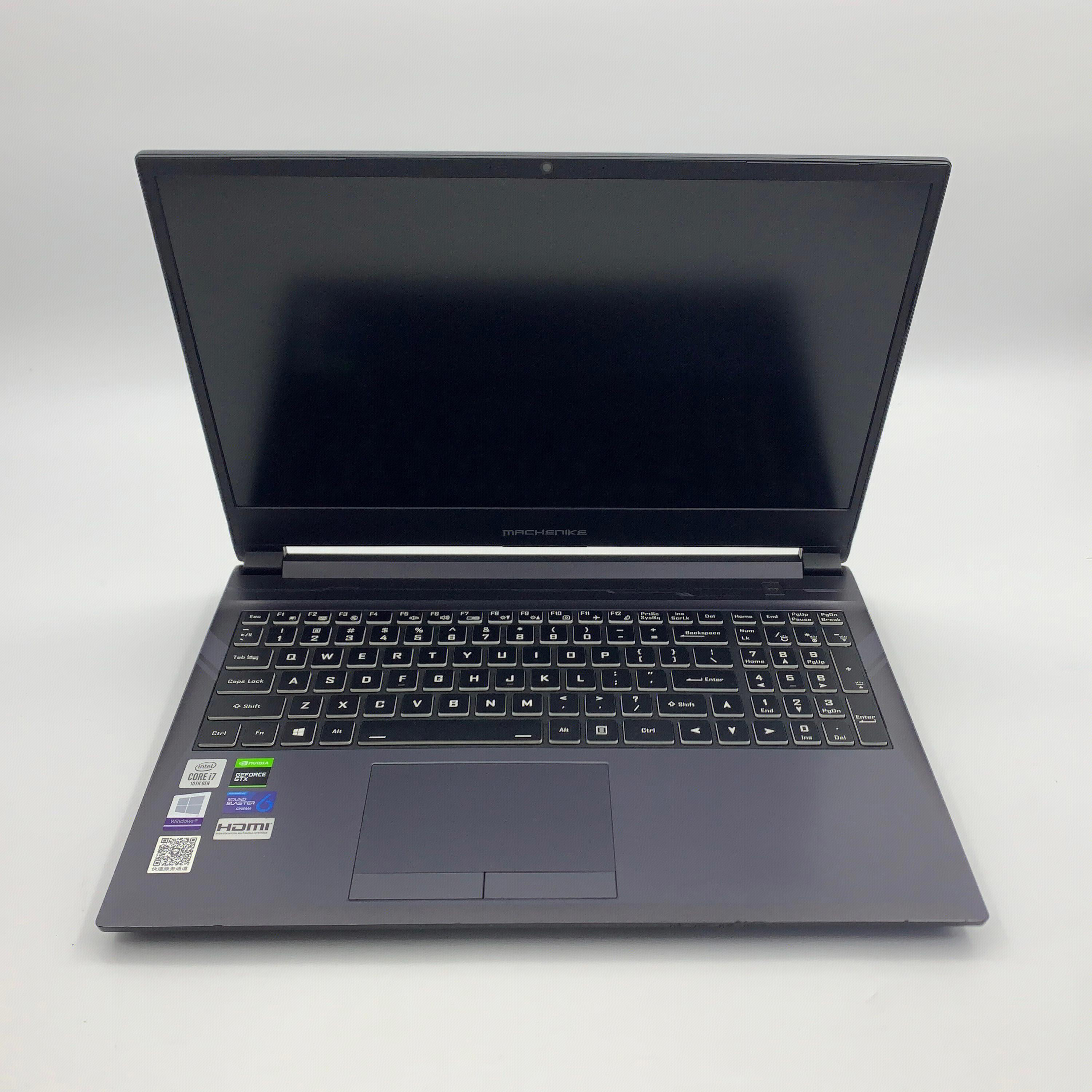 95新 machenike/机械师 T58-Vi7-10750HGTX1650Ti16GB500GSSD