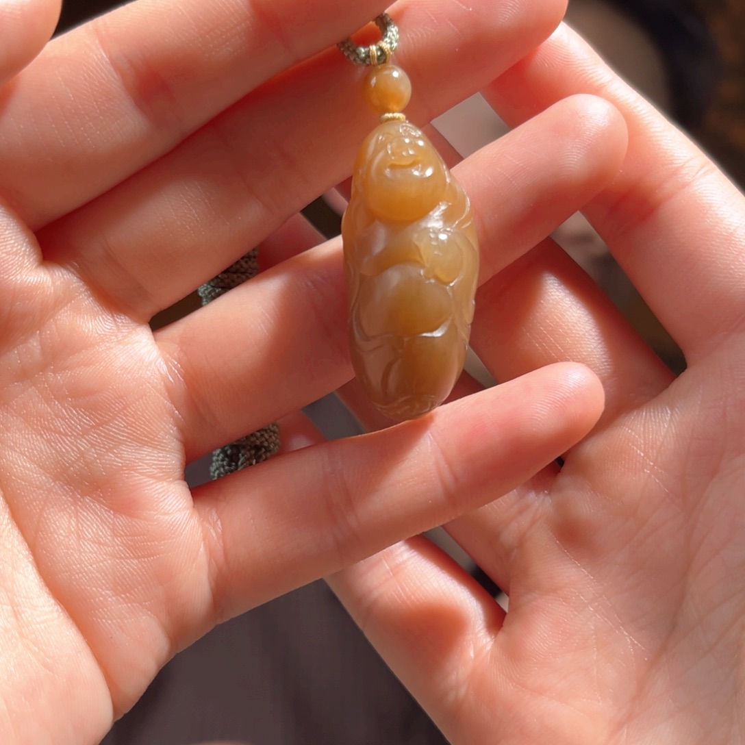 吊坠(不含链)未镶嵌和田玉糖玉佛公300