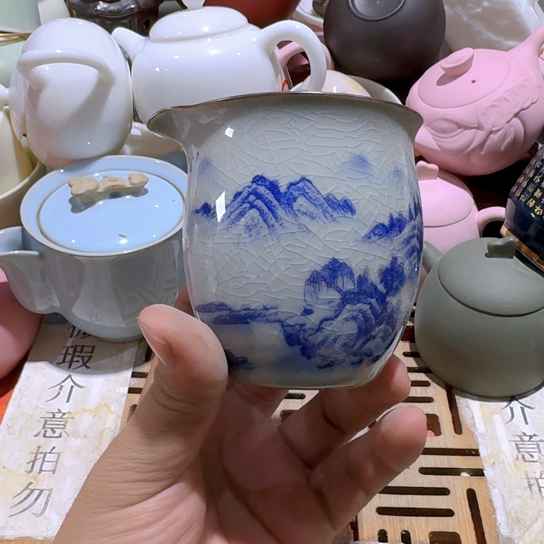 瑕疵茶具。介意勿拍