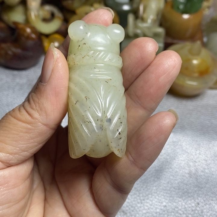 和田玉（糖玉）颈饰未镶嵌用****6