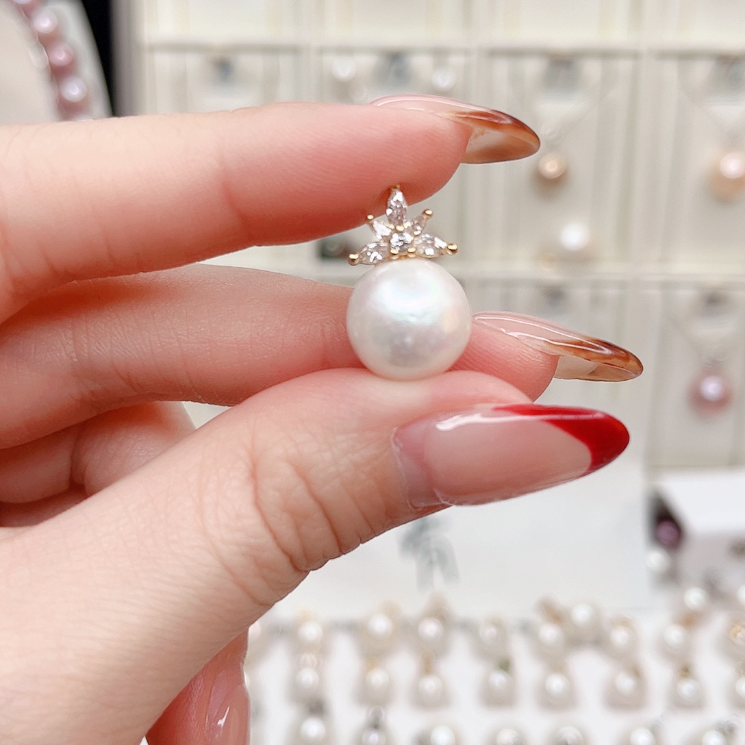 吊坠(赠链)淡水珍珠合金