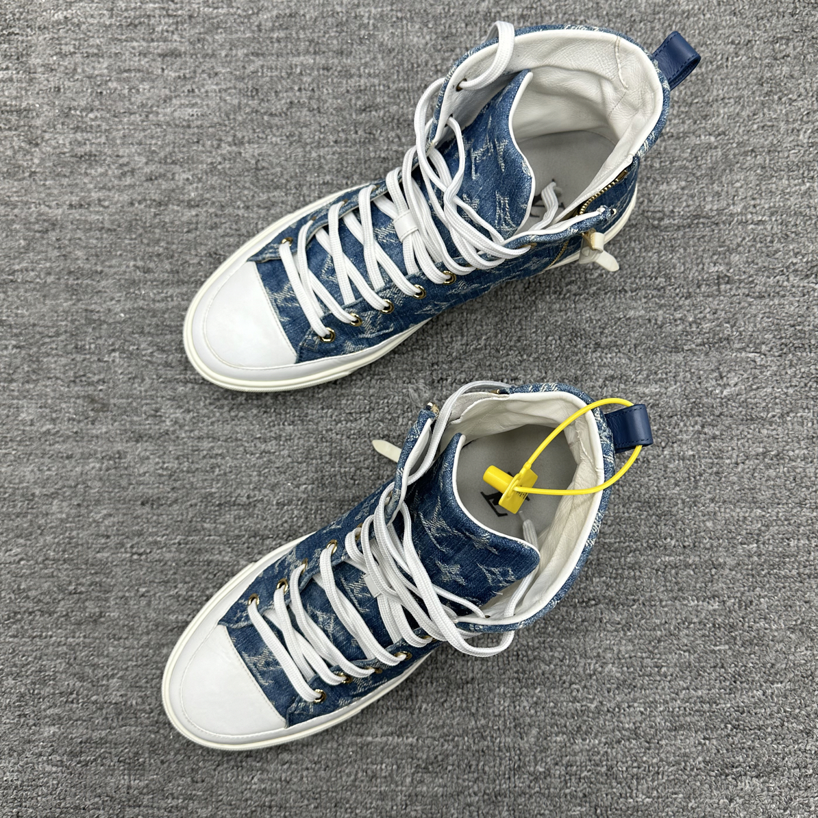 99新 LouisVuitton/路易威登 39.5 牛仔布帆布鞋 99新