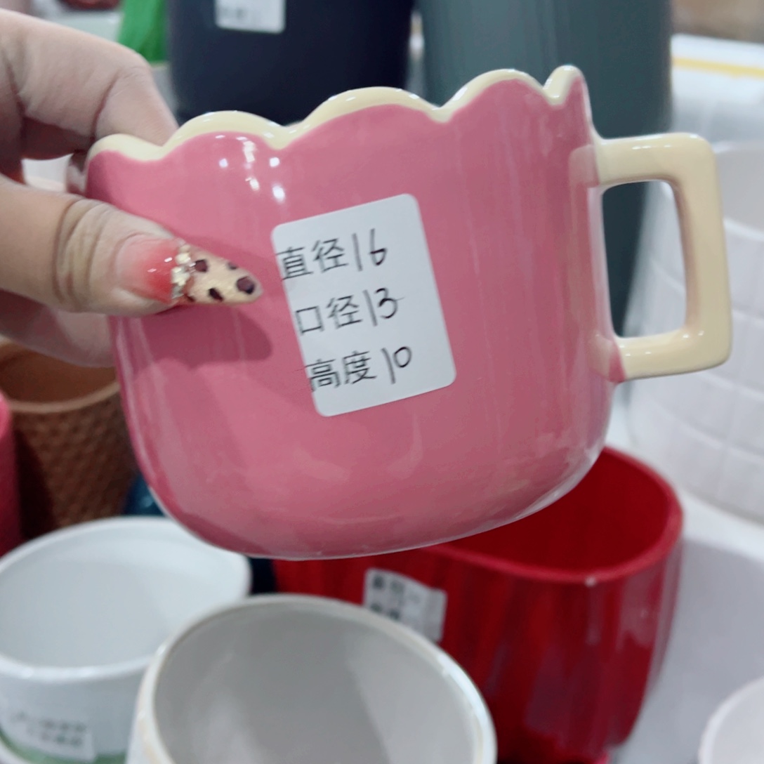 有孔，陶瓷花盆满10米包邮发货