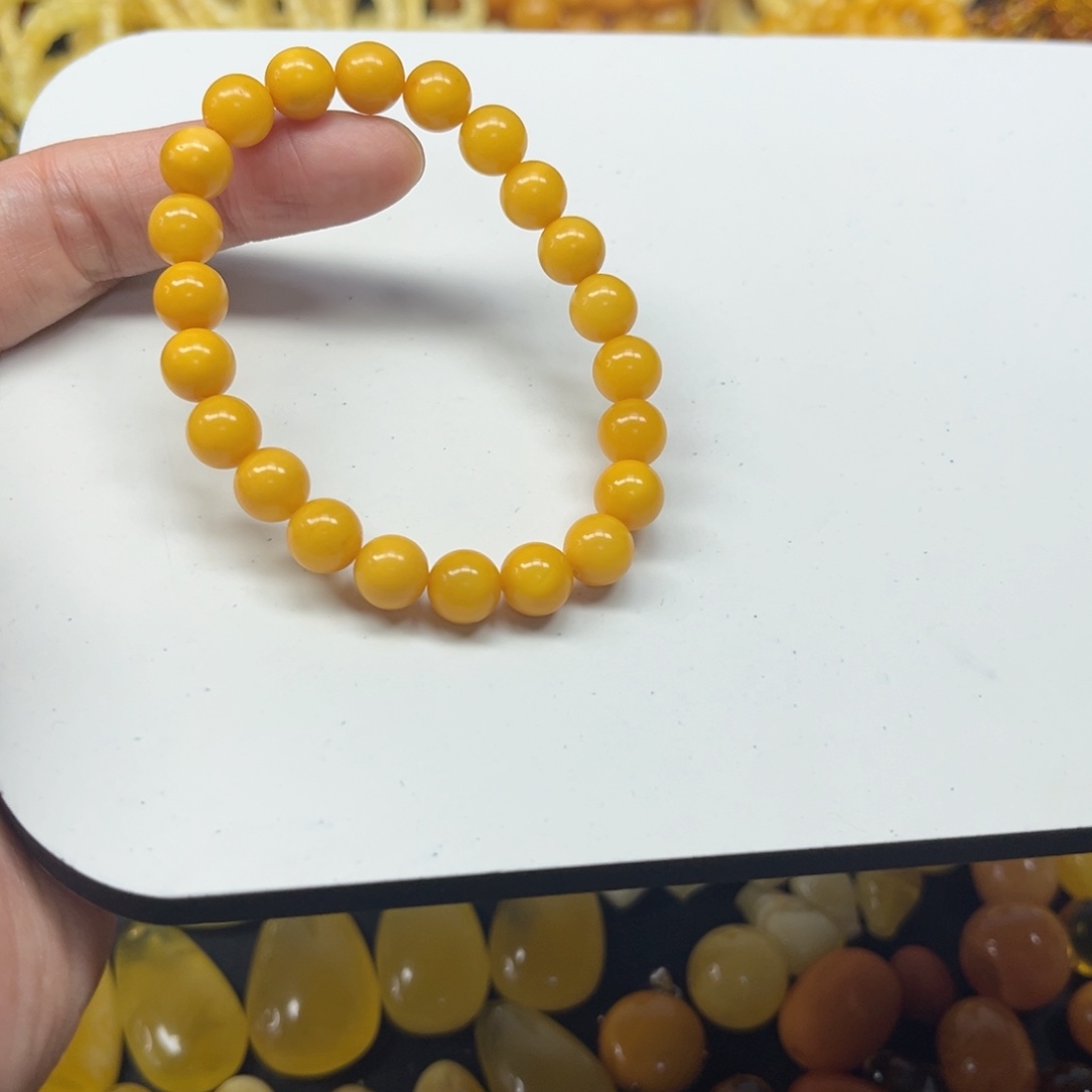 张***呀蜜蜡未镶嵌手串蜜蜡手串