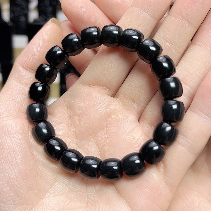 和田玉手链未镶嵌啦10.5直切羊脂