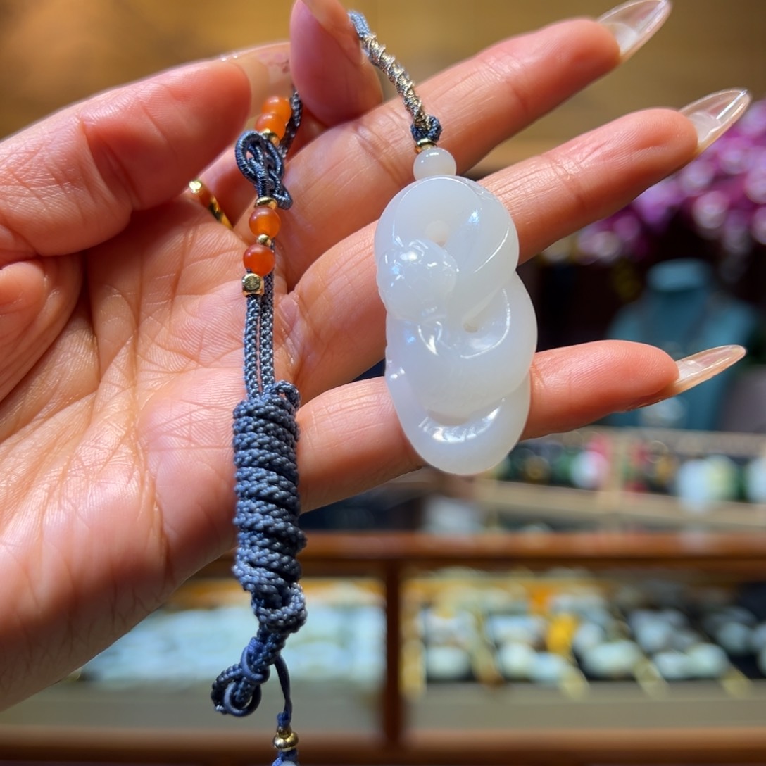 和田玉手链未镶嵌