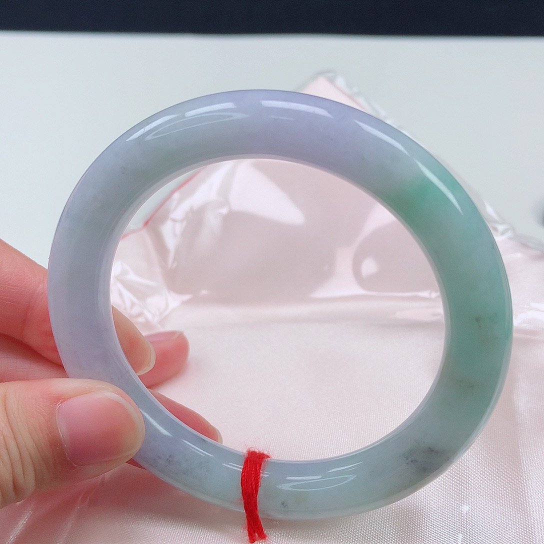 翡翠手镯未镶嵌59圆条