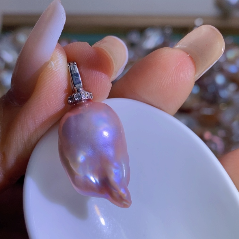 【闪购商品】合金淡水珍珠天然珍珠（微瑕）