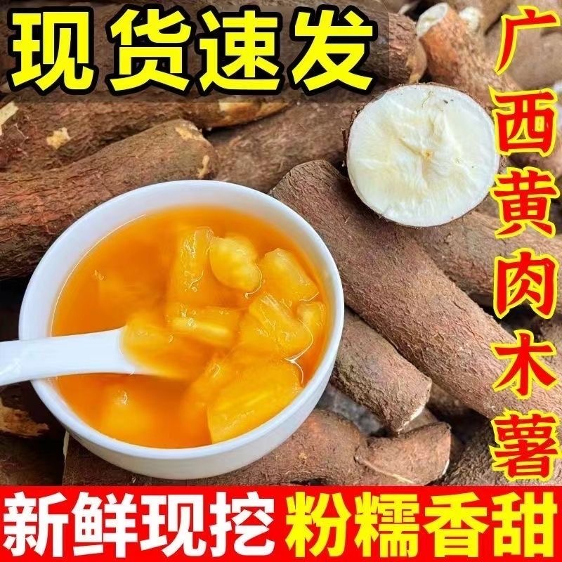 【邮政空运】广西新鲜现挖黄心黄肉面包木薯粉糯香甜