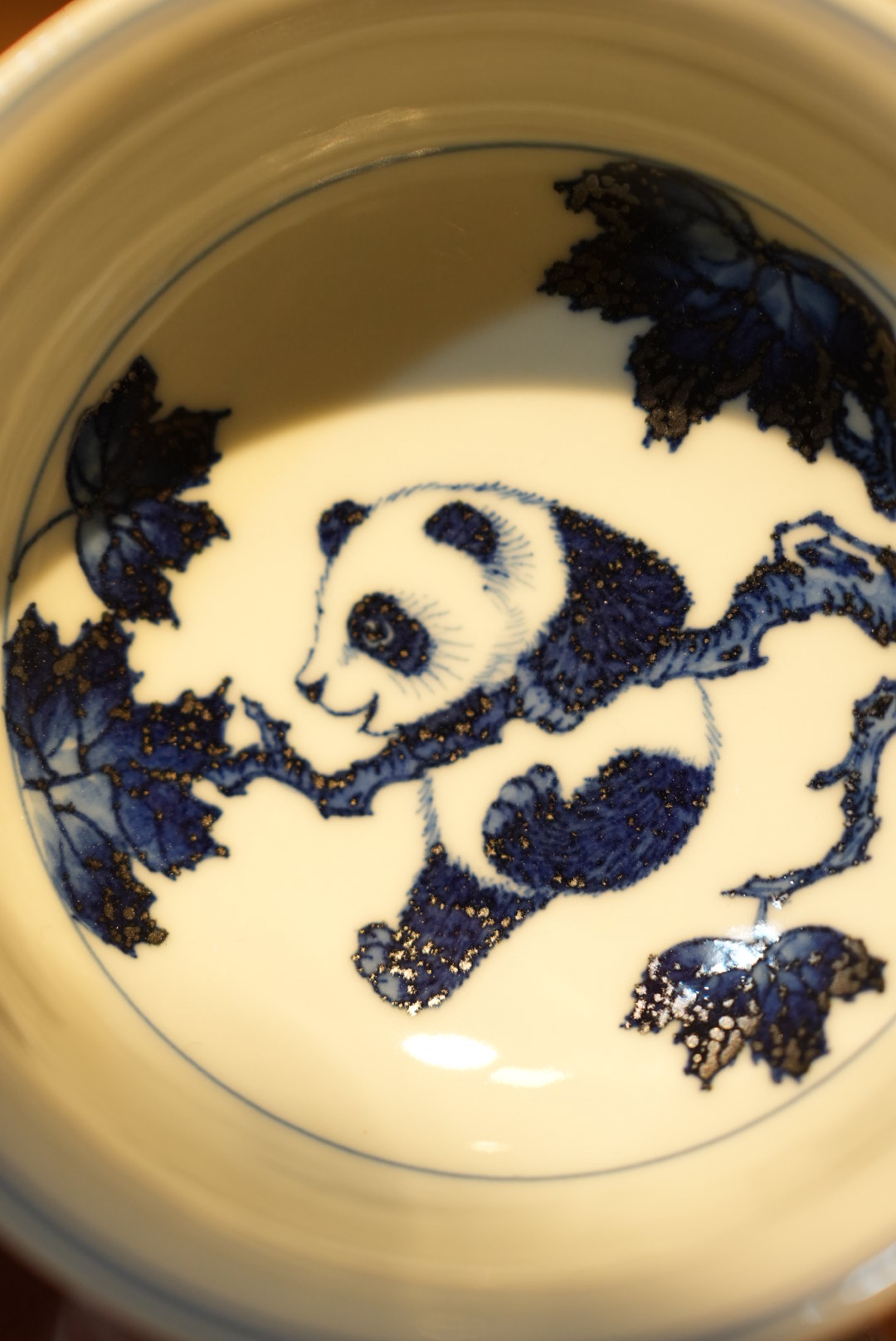 熊猫系列茶具杯子景德镇手工手绘套装