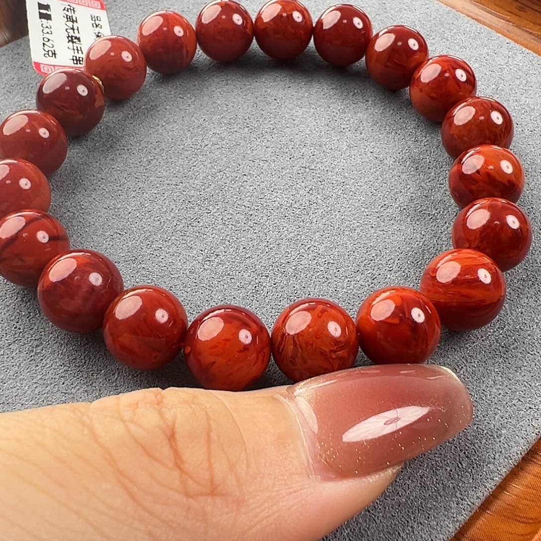 南红玛瑙手串未镶嵌