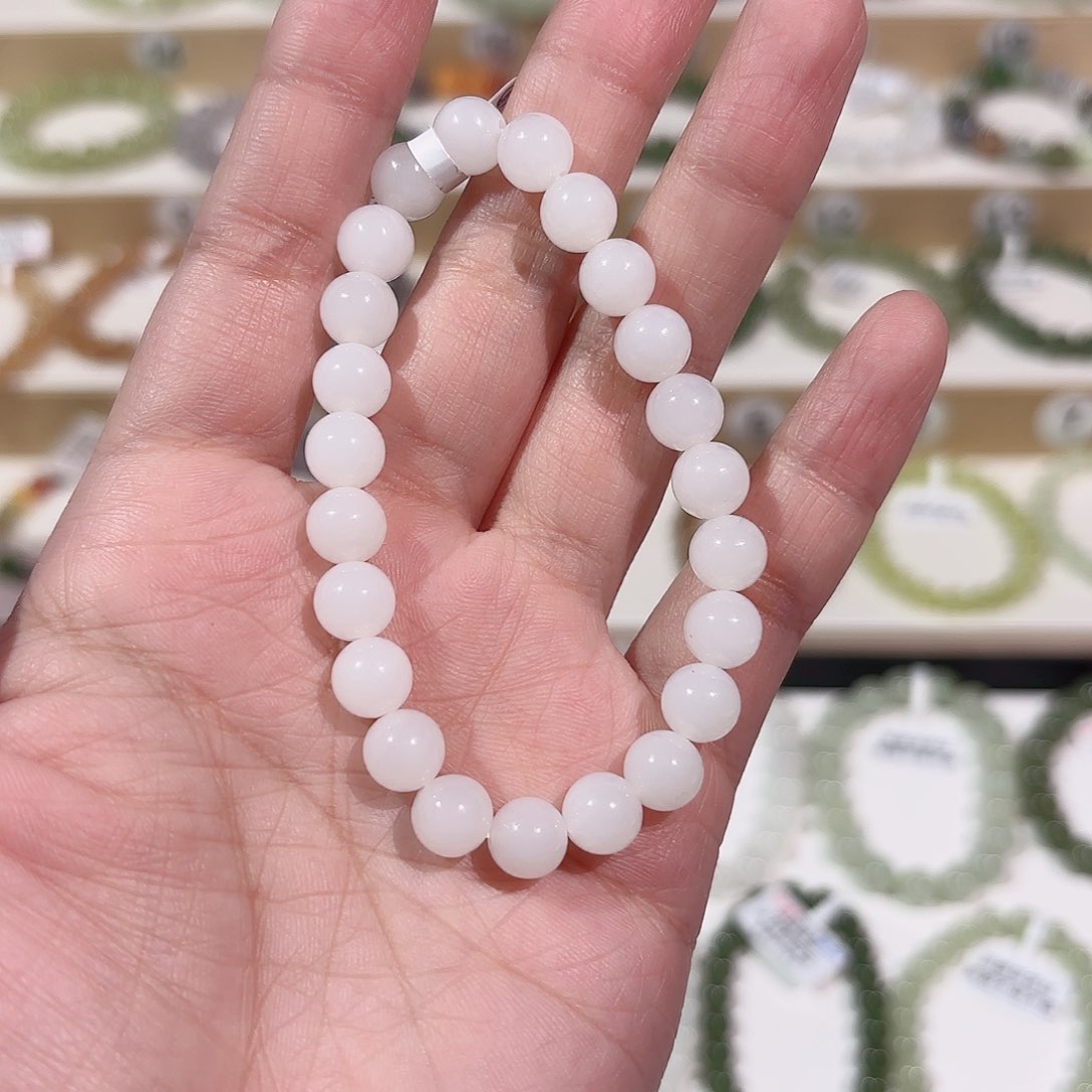 和田玉手链未镶嵌a