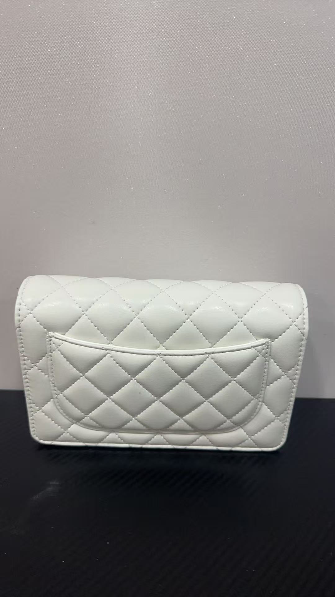 手工真皮包-8009-wk中-香-白