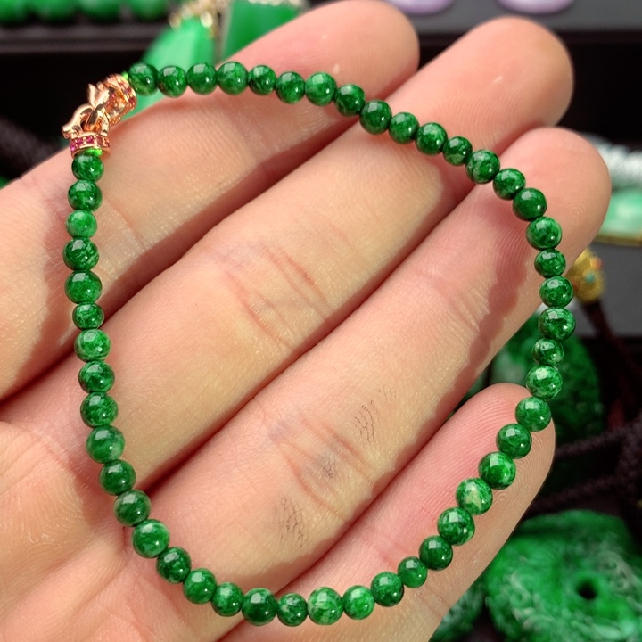 翡翠未镶嵌手链A货