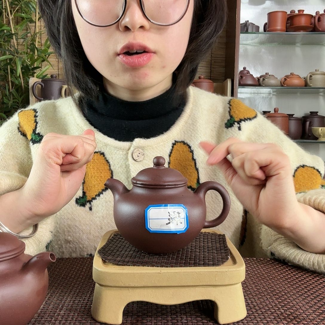 紫砂茶杯原矿中槽清莲子紫砂壶微瑕没礼盒220CC左右