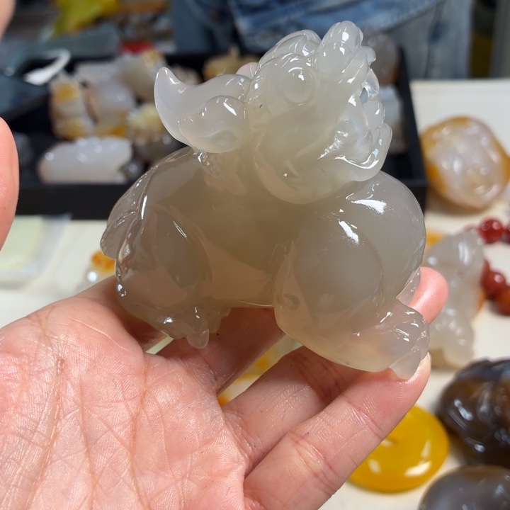 玛瑙/玉髓未镶嵌吊坠(不含链)