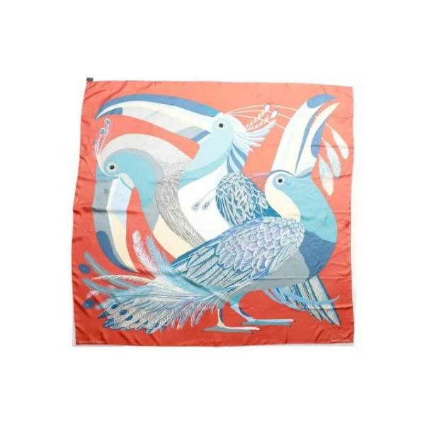 妃鱼/爱马仕/真丝/丝巾/95新/M1/23