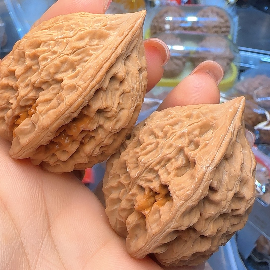 文玩核桃吊坠38蓟县原树鸡心