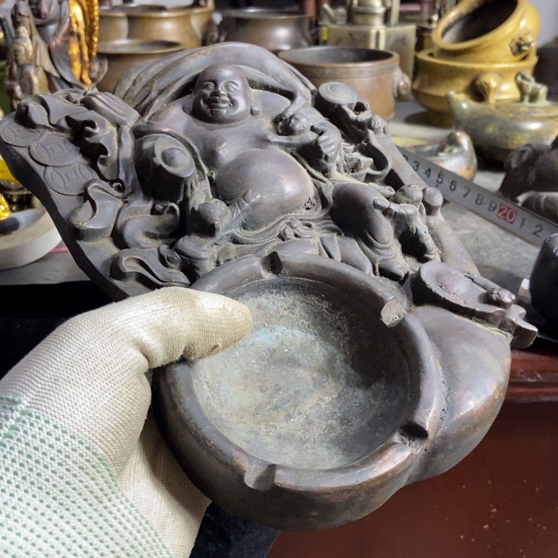 铜器工艺品摆件香炉摆件
