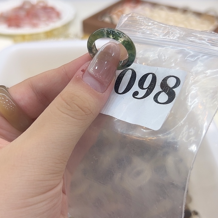 合金戒指玛瑙/玉髓98港15