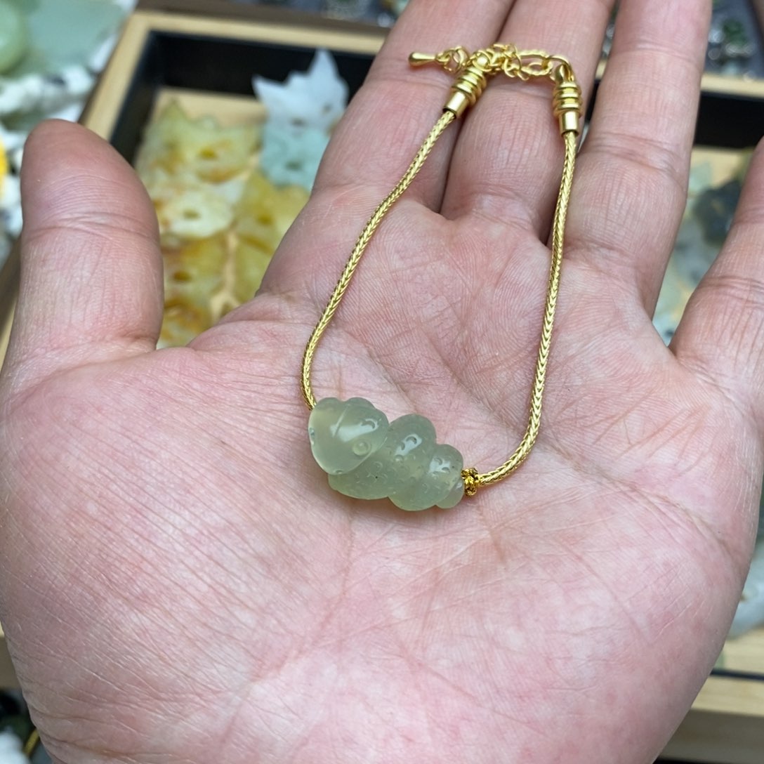 岫玉纯天然岫玉挂件未镶嵌