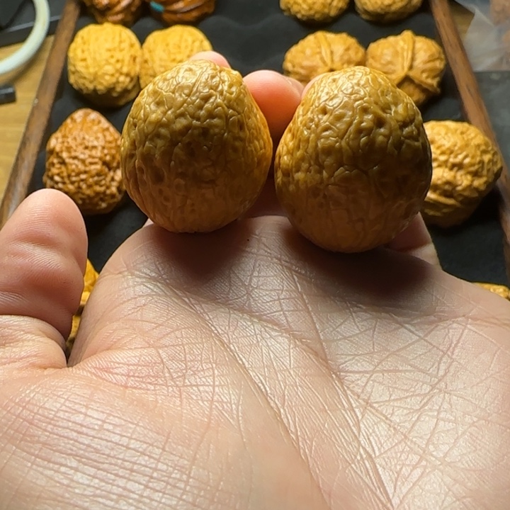 文玩核桃把件金莽龙珠37尺