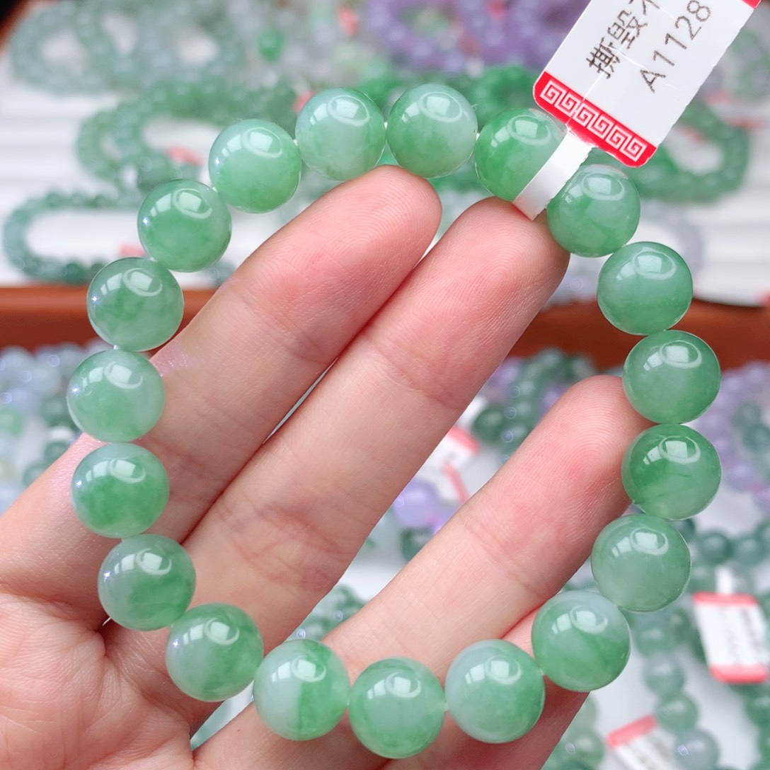 翡翠手链未镶嵌翡翠10mm