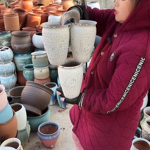 口13高20瑕疵盆子 