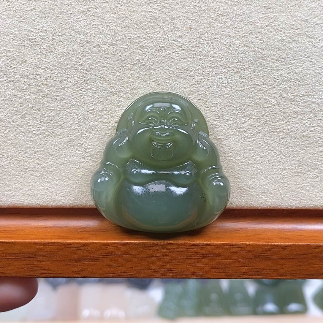 和田玉颈饰未镶嵌卡35