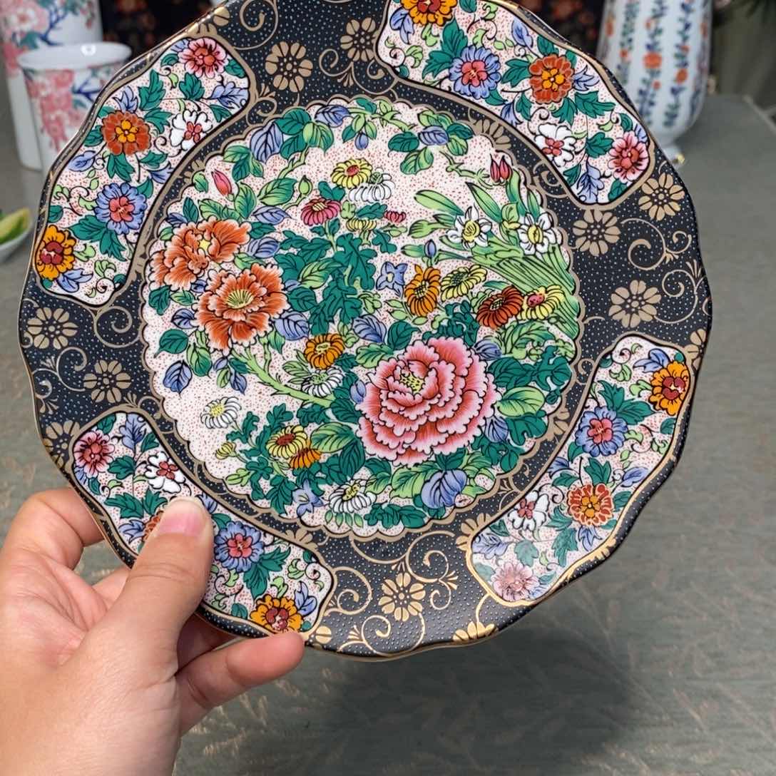 碟18 厘米 小杨瓷器陶瓷陶瓷