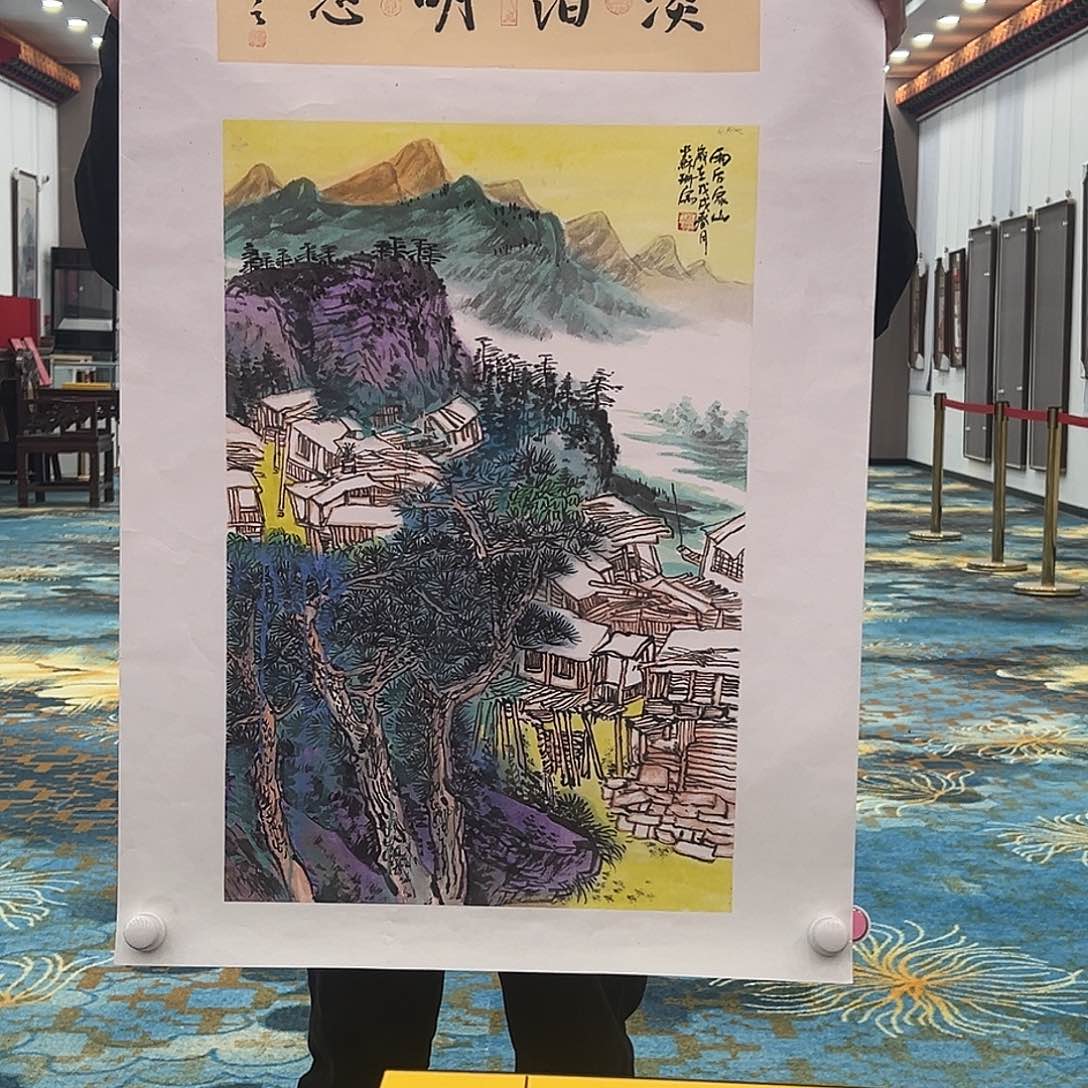 国画苏珊国画作品精品【证件视频资料】