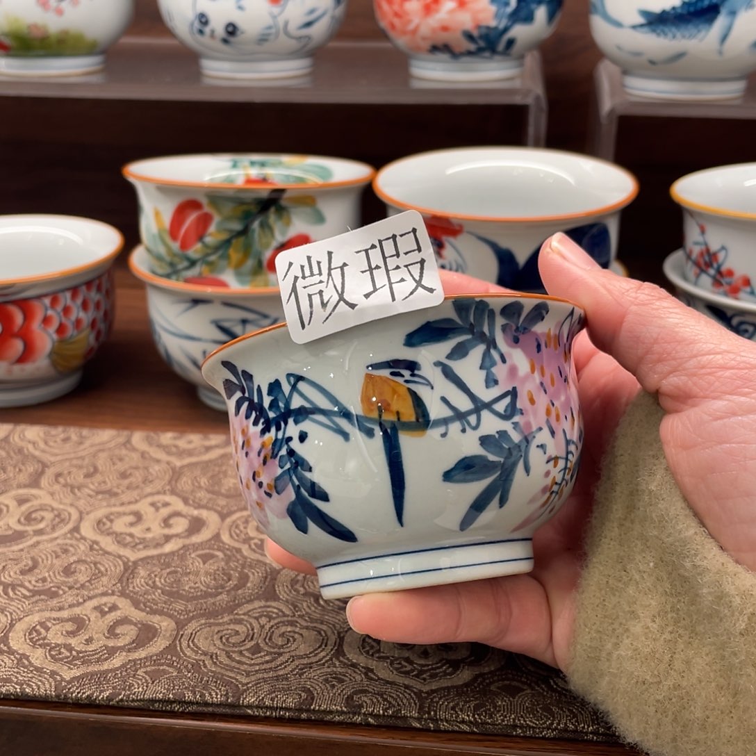 有瑕釉下彩纯手绘