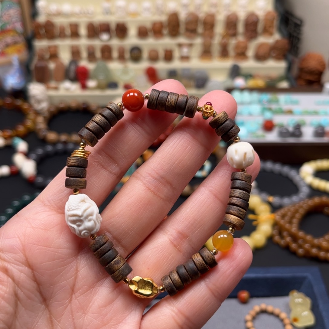 沉香手串单圈手串