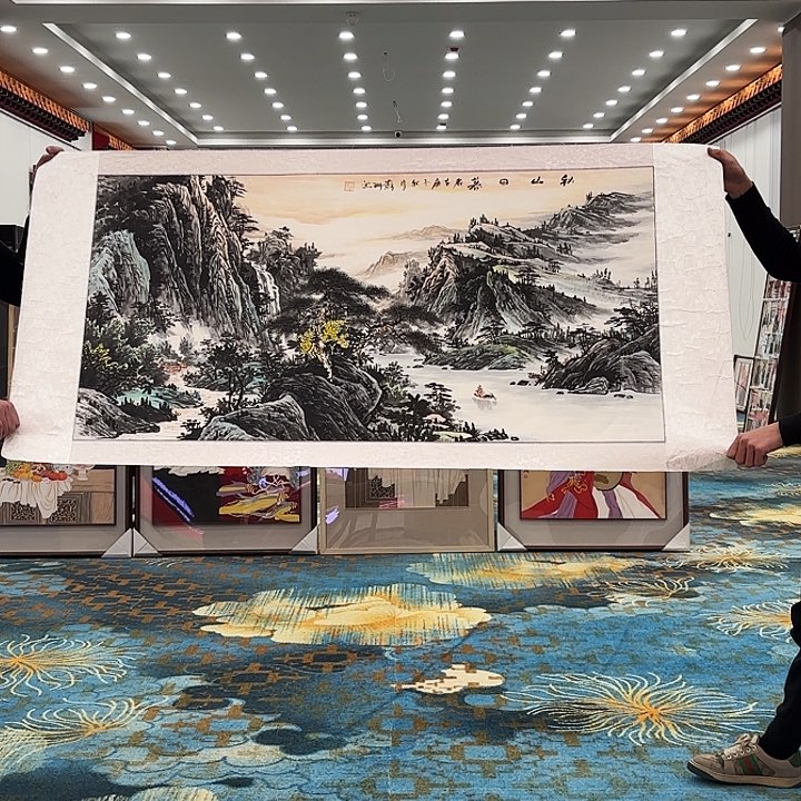 国画苏珊老师展览原作