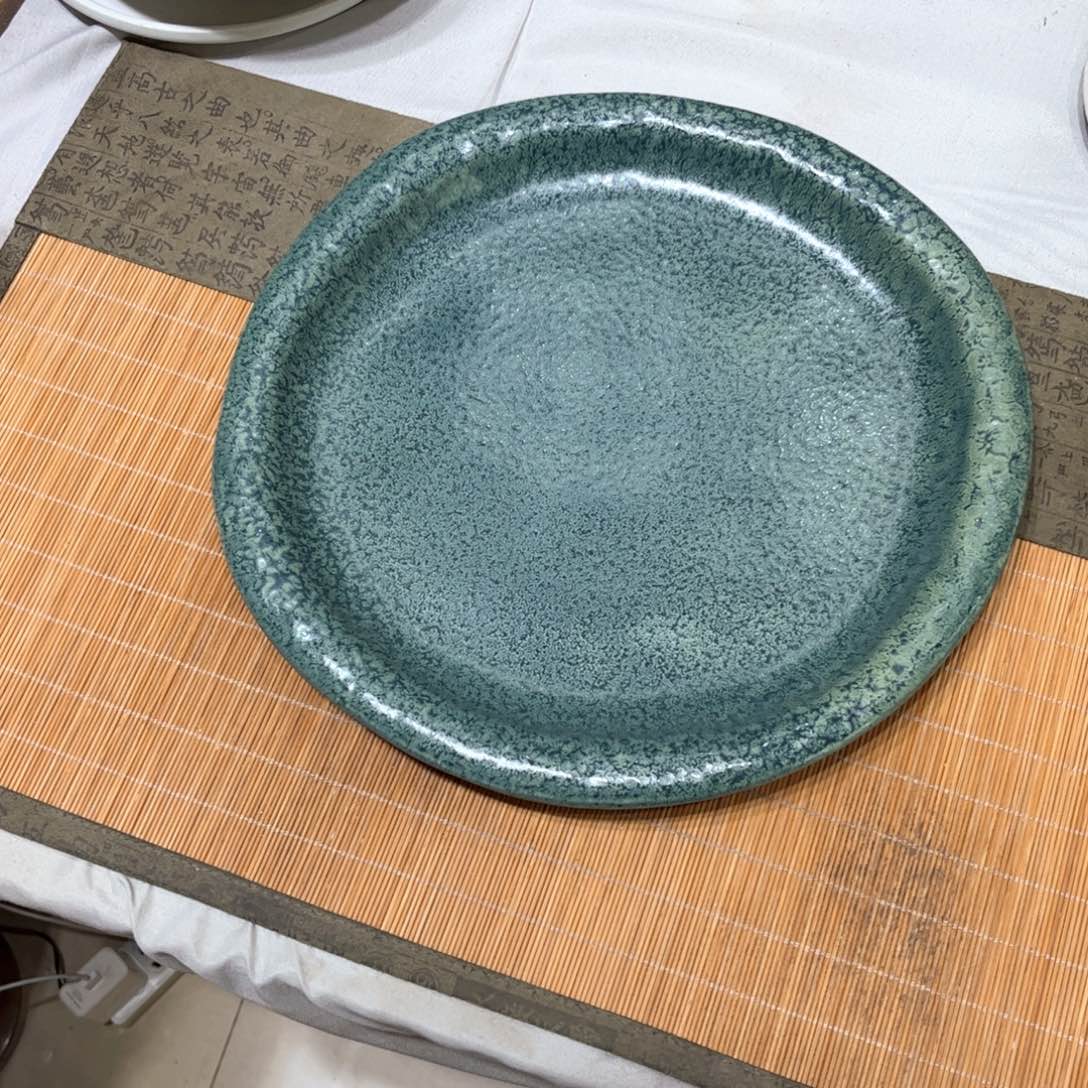 瓷景德镇粗陶复古盘碗微瑕