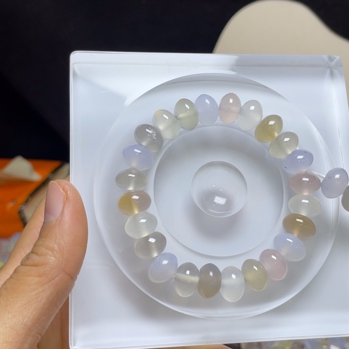 玛瑙/玉髓合金手链