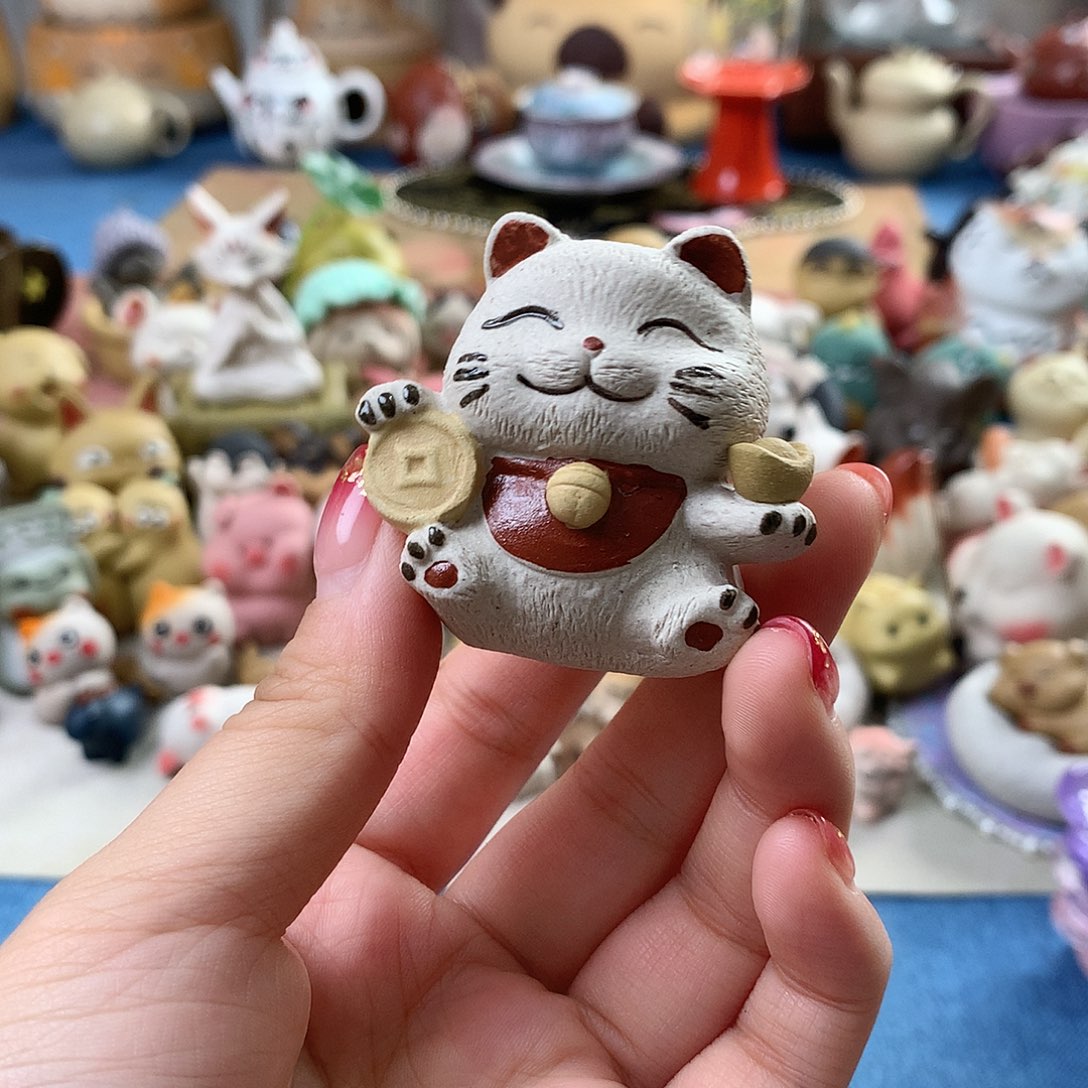 紫砂茶宠手工制作