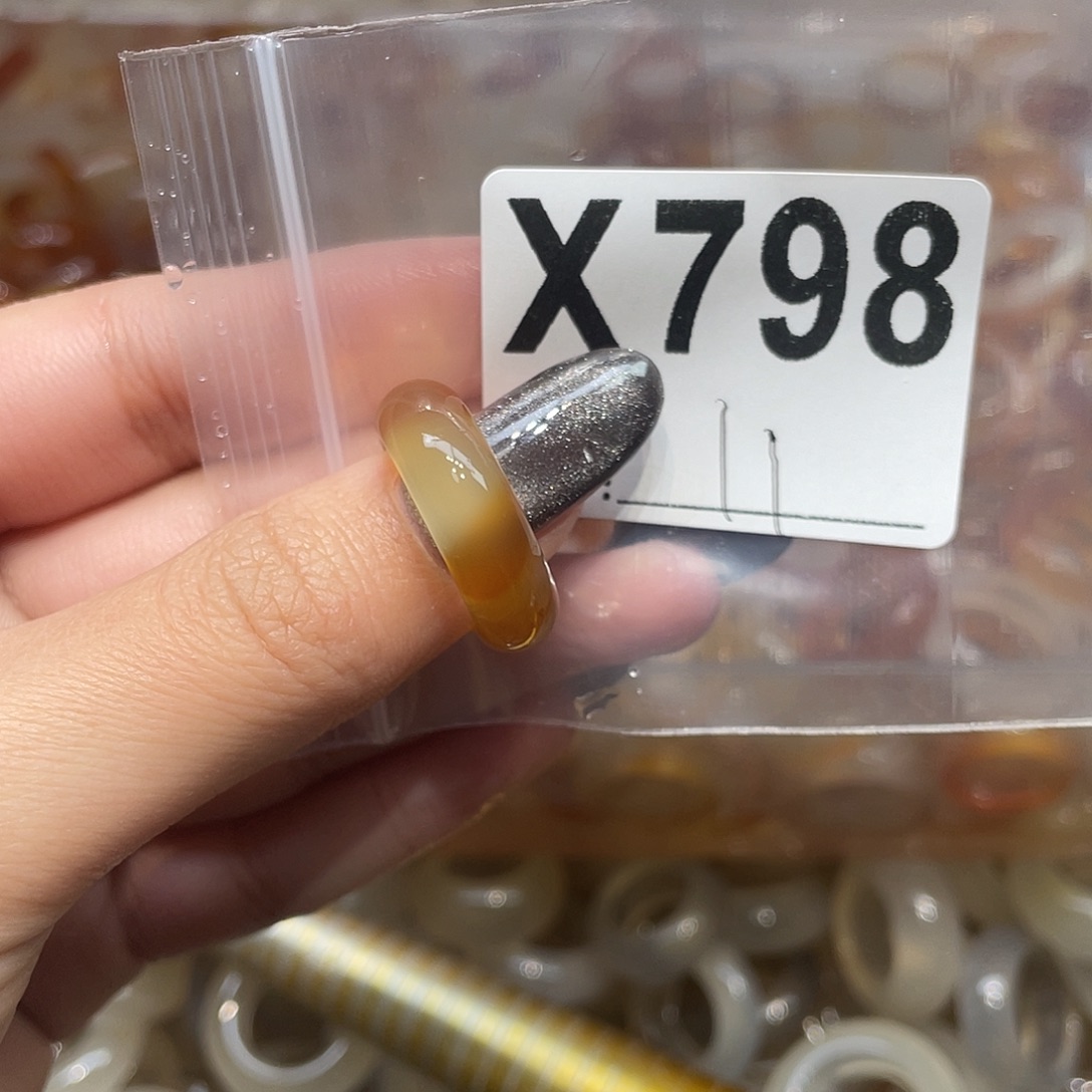 玛瑙/玉髓未镶嵌戒指798