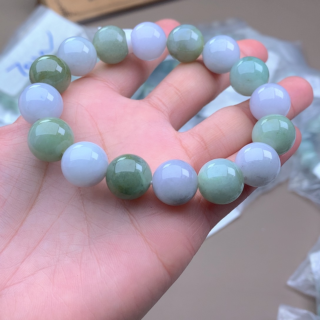 未镶嵌手串定制翡翠