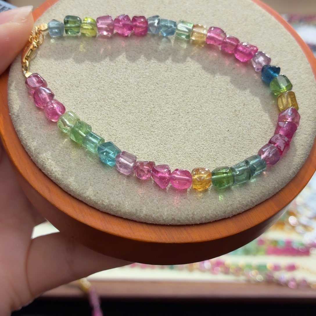 碧玺手串未镶嵌两天看货期