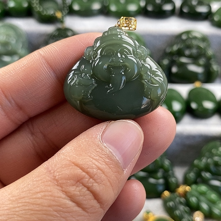 和田玉（碧玉）未镶嵌颈饰27