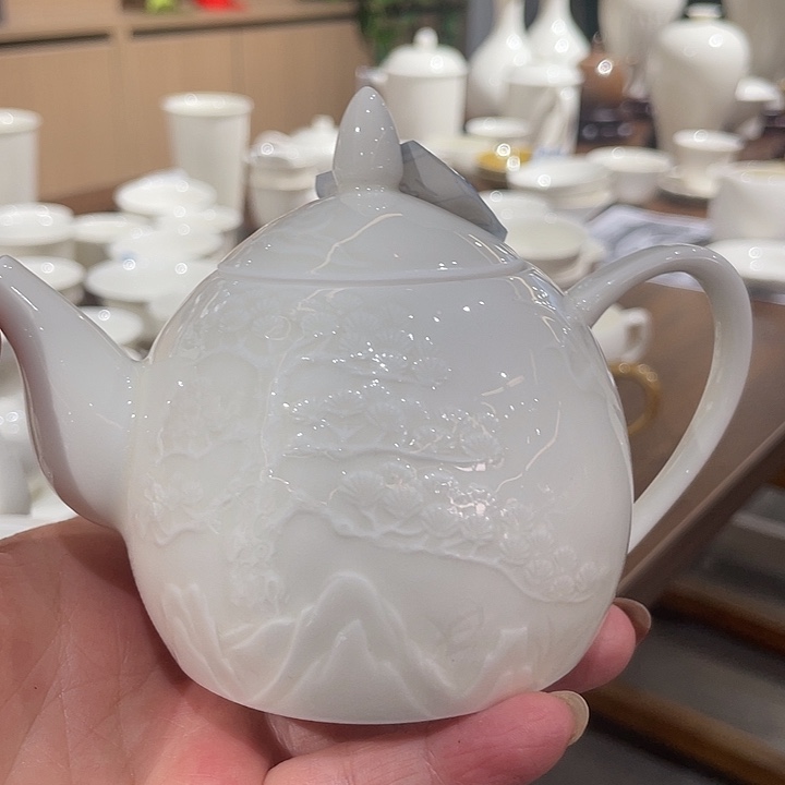 常青松单壶手工制作